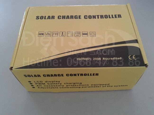 Bộ điều khiển sạc mặt trời 60A 12V/24V LCD