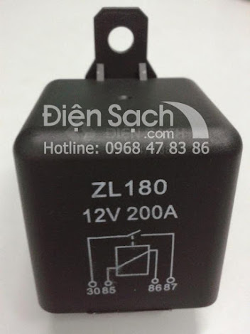 Rơ le khởi động 12V DC 200A