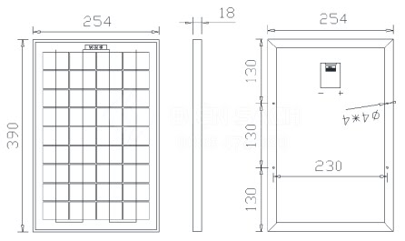 Tấm pin Năng lượng mặt trời 10W - TYNSOLAR