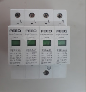 Thiết bị chống sét lan truyền SPD AC 4P 380V