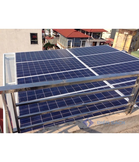 Hệ thống điện mặt trời nối lưới một pha 3kw