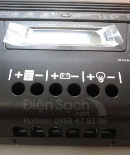 Bộ điều khiển sạc mặt trời 25A 12V MPPT
