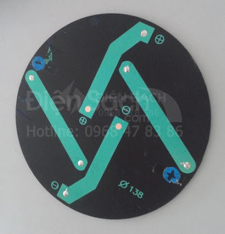 Tấm Pin hình tròn đường kính 138mm