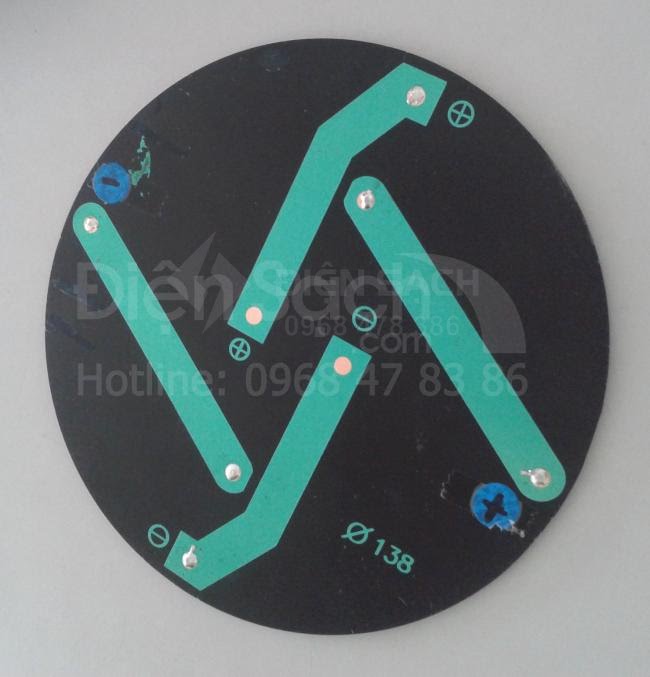 Tấm Pin hình tròn đường kính 138mm