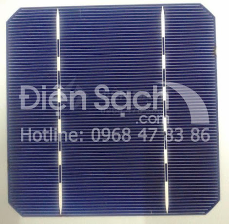 Pin mặt trời đơn tinh thể 125mm x 125 mm