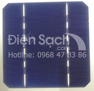 Pin mặt trời đơn tinh thể 125mm x 125 mm