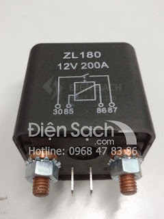 Rơ le khởi động 12V DC 200A
