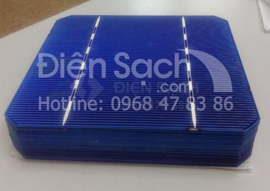 Pin mặt trời đơn tinh thể 125mm x 125 mm