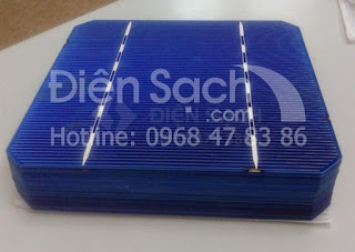 Pin mặt trời đơn tinh thể 125mm x 125 mm