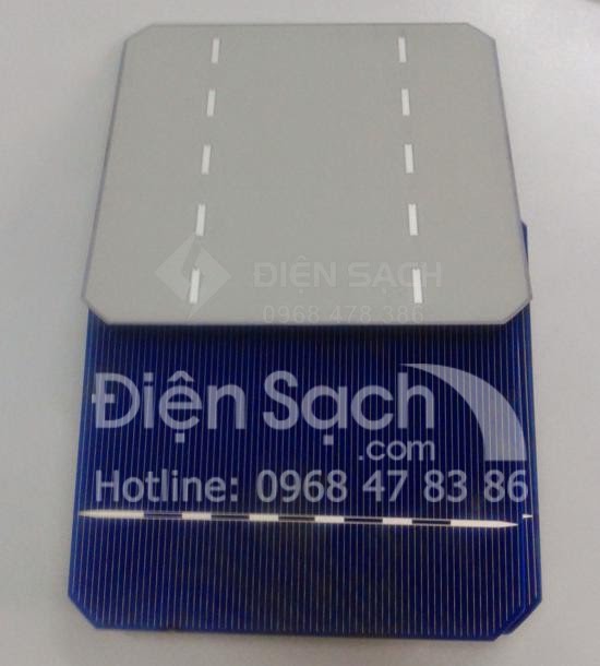 Pin mặt trời đơn tinh thể 125mm x 125 mm