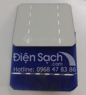 Pin mặt trời đơn tinh thể 125mm x 125 mm