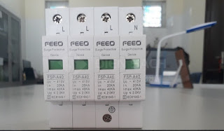 Thiết bị chống sét lan truyền SPD AC 4P 380V