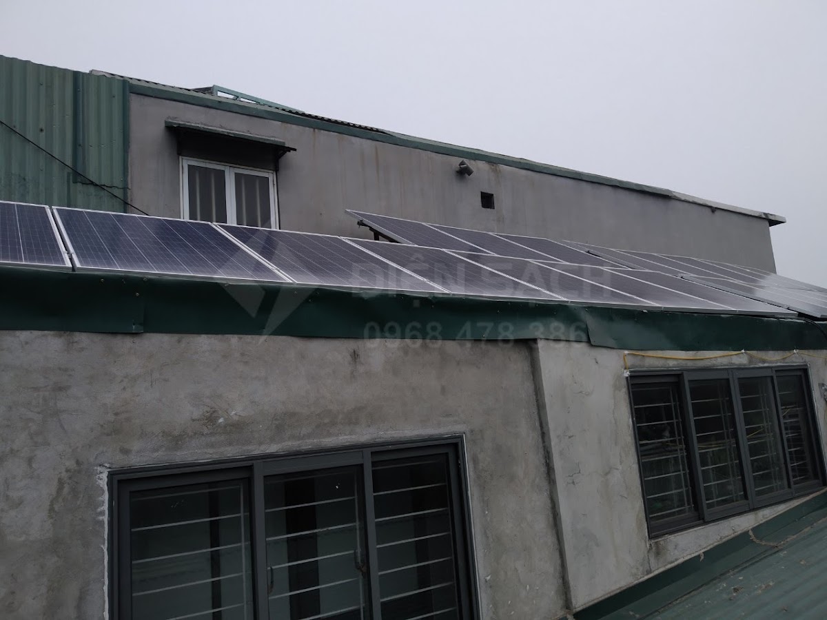 Điện mặt trời mái nhà 6kwp