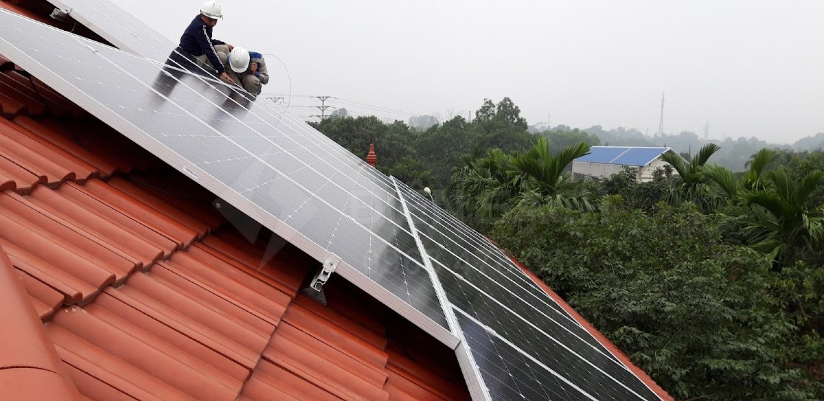 Hệ thống điện mặt trời hòa lưới 15kwp