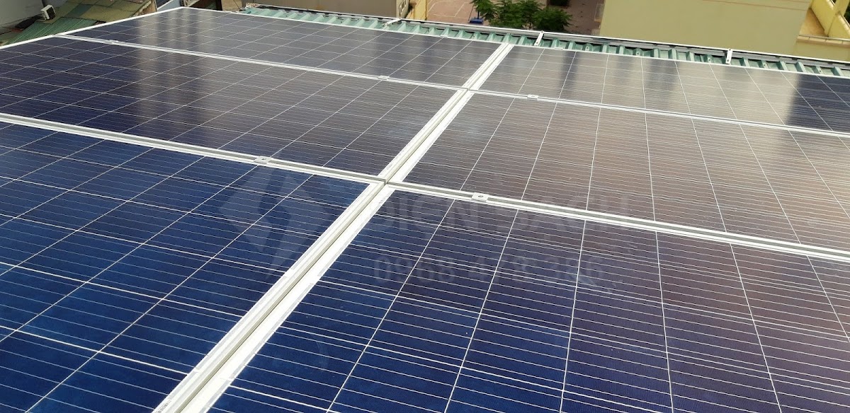 Hệ thống điện mặt trời mái nhà 7,92kwp