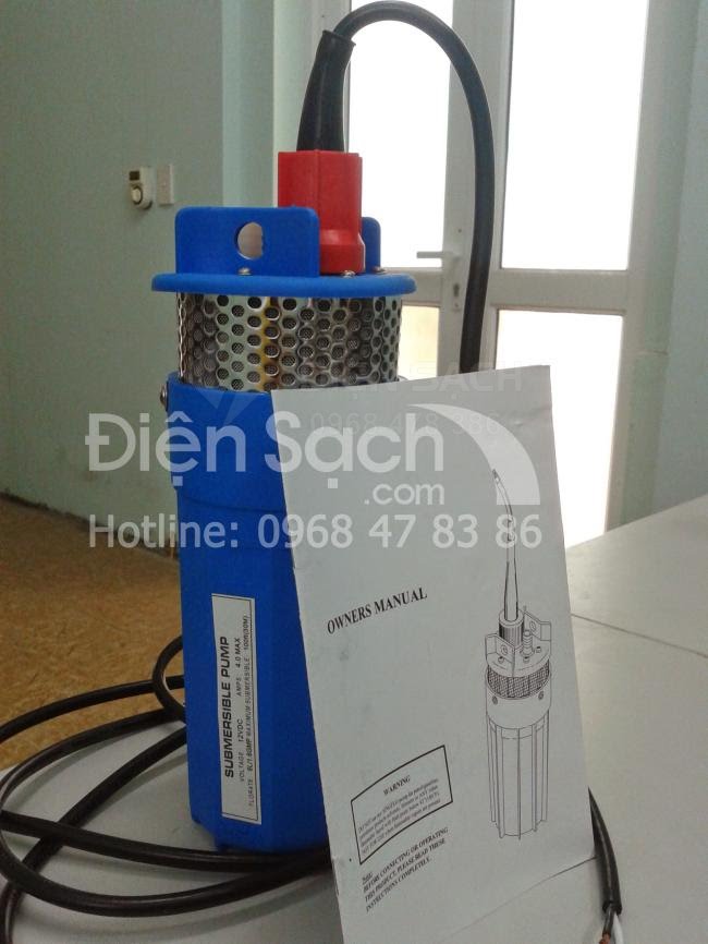 Máy bơm chìm năng lượng mặt trời 12 VDC