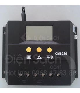 Bộ điều khiển sạc mặt trời 60A 12V/24V LCD