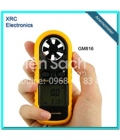 Máy đo tốc độ gió và nhiệt độ cầm tay GM816