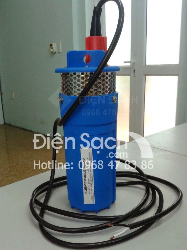Máy bơm chìm năng lượng mặt trời 12 VDC