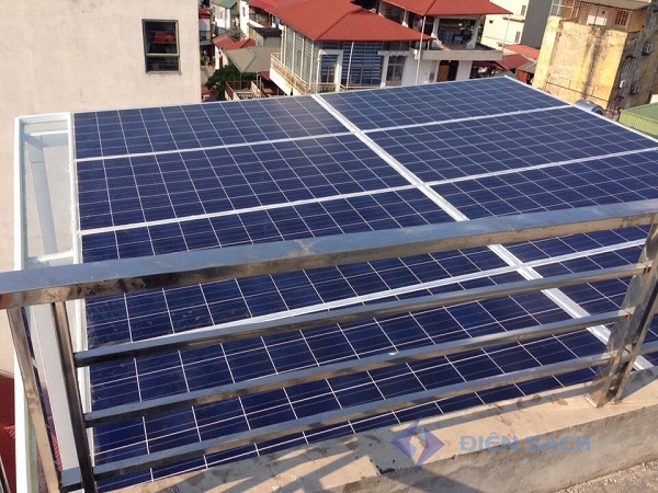 Hệ thống điện mặt trời nối lưới một pha 3kw