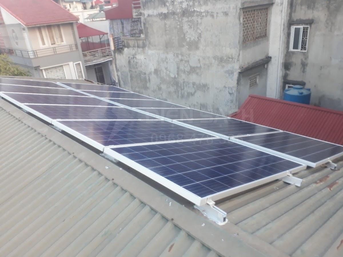 Hệ thống điện mặt trời hòa lưới 1 pha