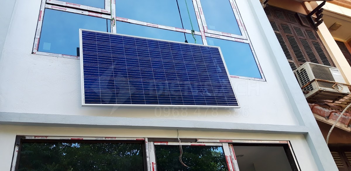Hệ thống điện mặt trời mái nhà 7,92kwp