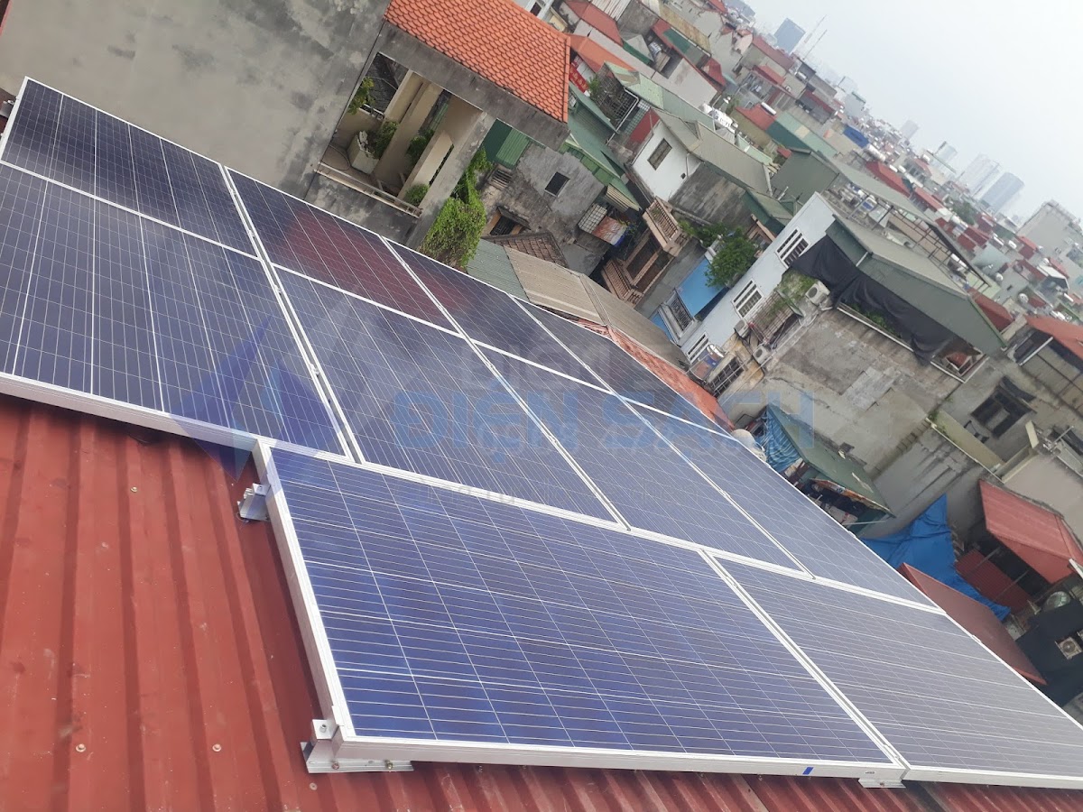 Hệ thống điện mặt trời hòa lưới 1 pha