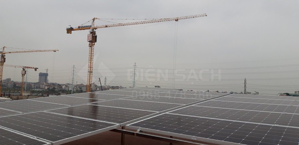 Hệ thống hòa lưới có dự trữ 10kw tại Ciputra