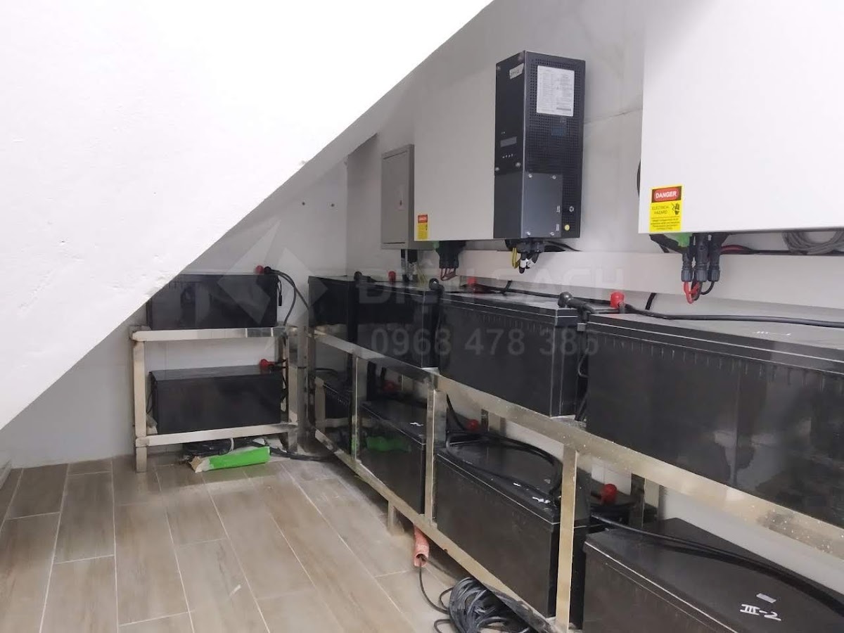Hệ thống hòa lưới có dự trữ 10kw tại Ciputra