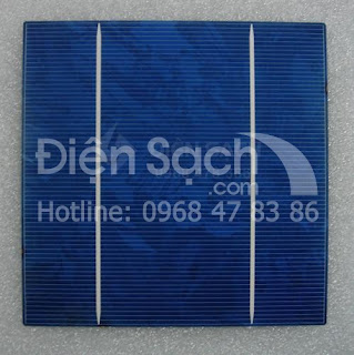 Pin mặt trời đa tinh thể 156mmx156mm