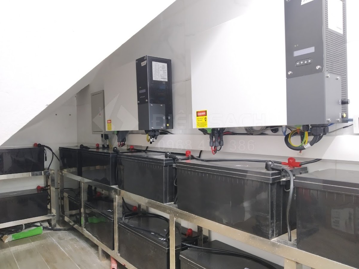 Hệ thống hòa lưới có dự trữ 10kw tại Ciputra