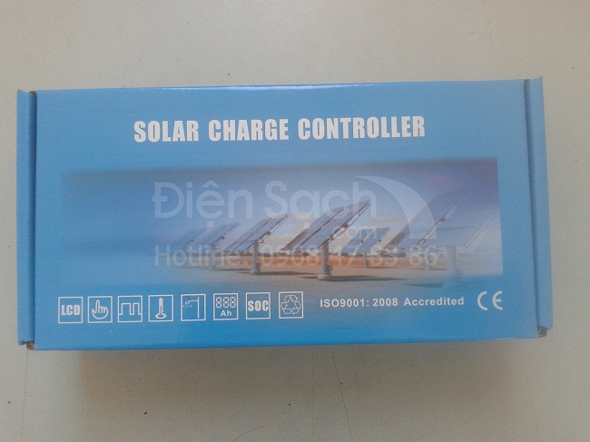 Bộ điều khiển sạc mặt trời 30A 12V/24V LCD