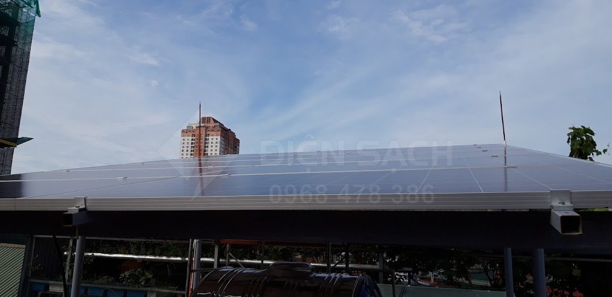 Hệ thống điện mặt trời mái nhà 7,92kwp