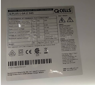 Tấm pin Năng lượng mặt trời 345W - Qcell
