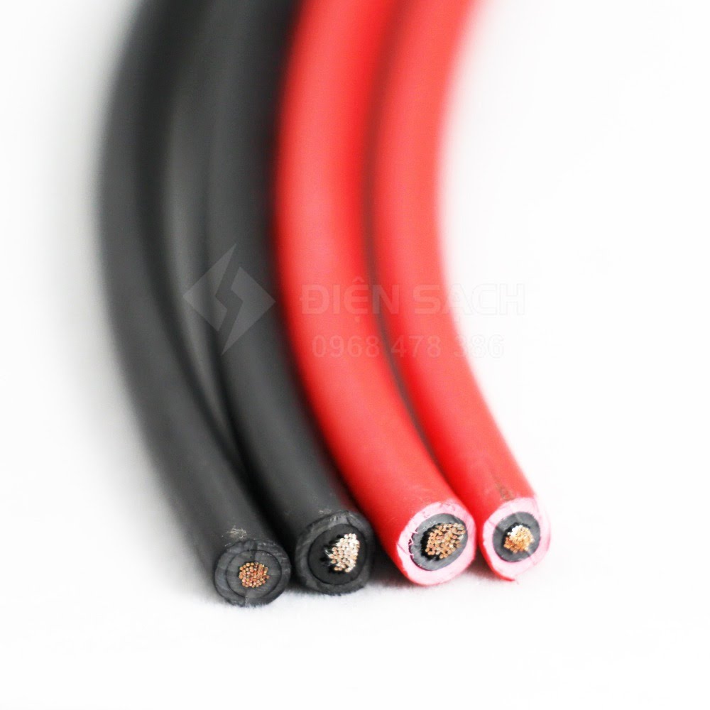 Cáp điện mặt trời 4mm2 vỏ bọc XLPE tiêu chuẩn TUV