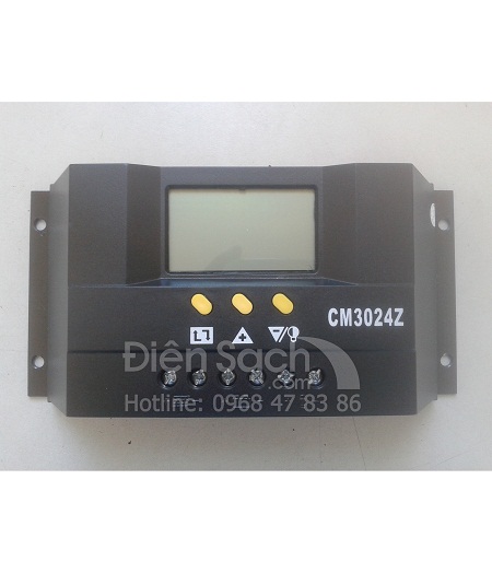 Bộ điều khiển sạc mặt trời 30A 12V/24V LCD