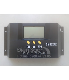 Bộ điều khiển sạc mặt trời 30A 12V/24V LCD
