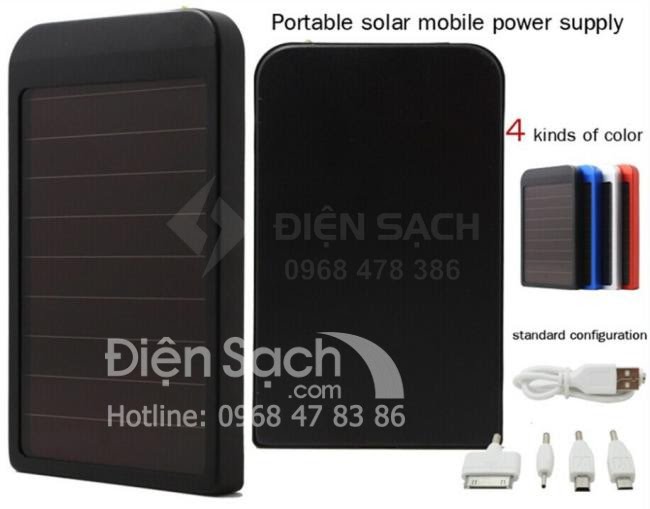 Sạc dự phòng năng lượng mặt trời 5600mAh