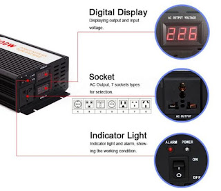 Inverter off grid Sine chuẩn 12V/24V/48V 2000W SWIPOWER