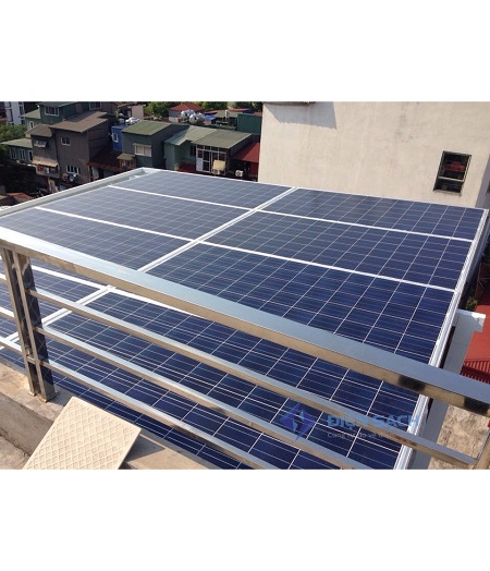 Hệ thống điện mặt trời nối lưới một pha 5kw