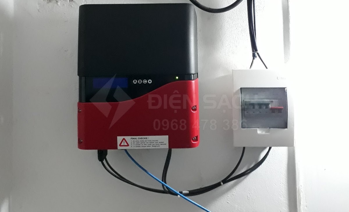 Hệ thống điện mặt trời hòa lưới 1 pha