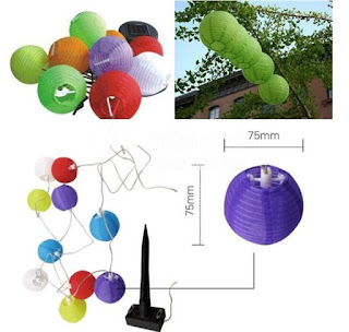 Chuỗi đèn lồng năng lượng mặt trời