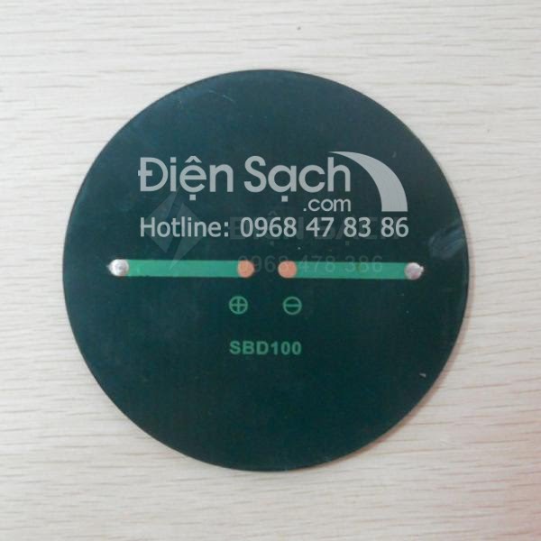 Tấm Pin hình tròn đường kính 100mm