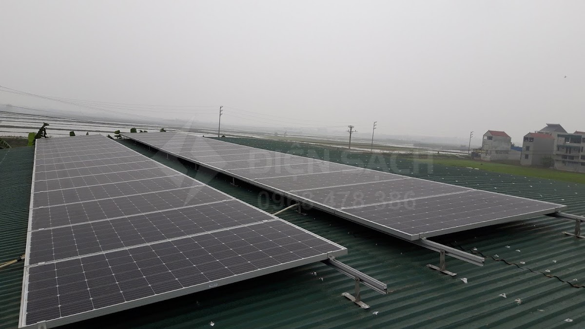 Hệ thống điện mặt trời hòa lưới 65kwp