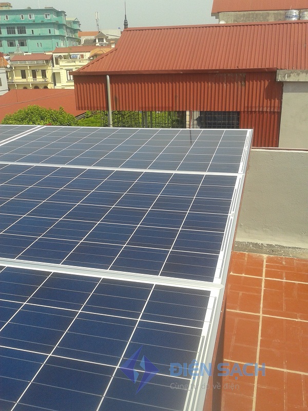 Hệ thống điện mặt trời 1,5 kWp cho biệt thự