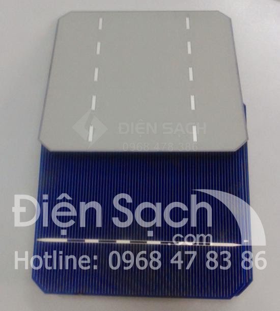 Pin mặt trời đơn tinh thể 125mm x 125 mm
