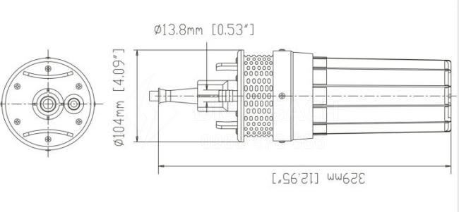 Máy bơm chìm năng lượng mặt trời 12 VDC