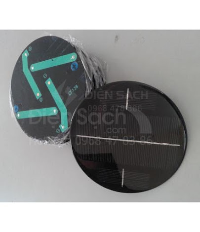 Tấm Pin hình tròn đường kính 138mm