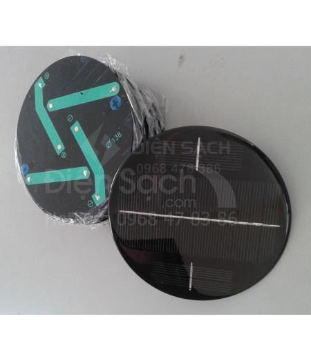 Tấm Pin hình tròn đường kính 138mm