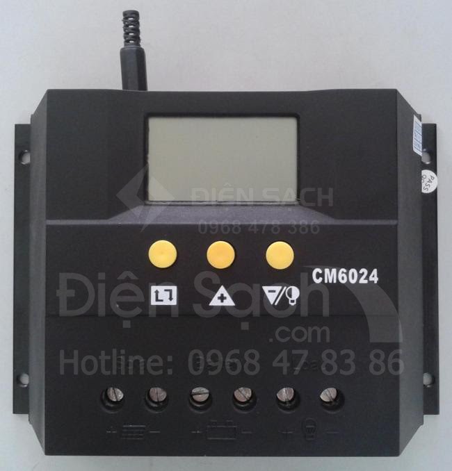 Bộ điều khiển sạc mặt trời 60A 12V/24V LCD